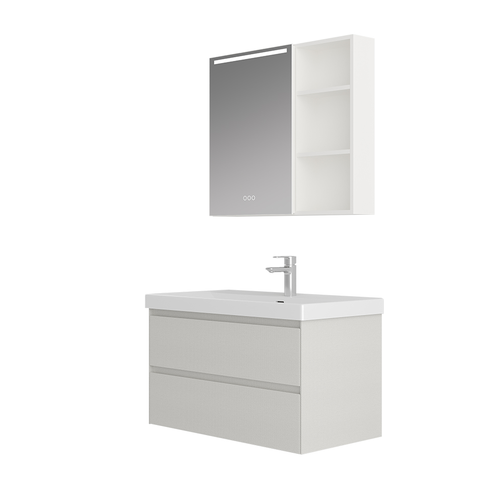 BC6165-090带灯款 木合金91视频APP大全柜