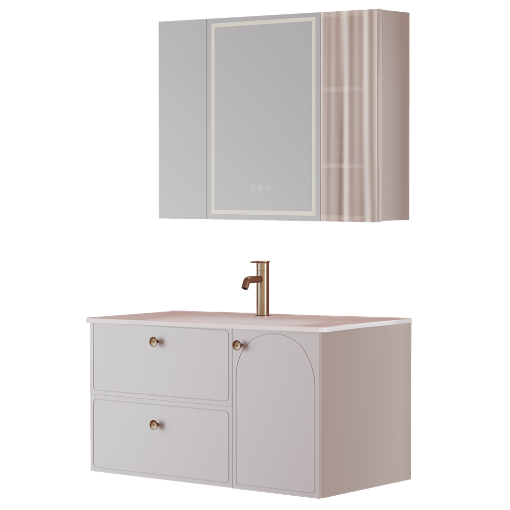 BC6301-100陶瓷盆款 生态实木91视频APP大全柜