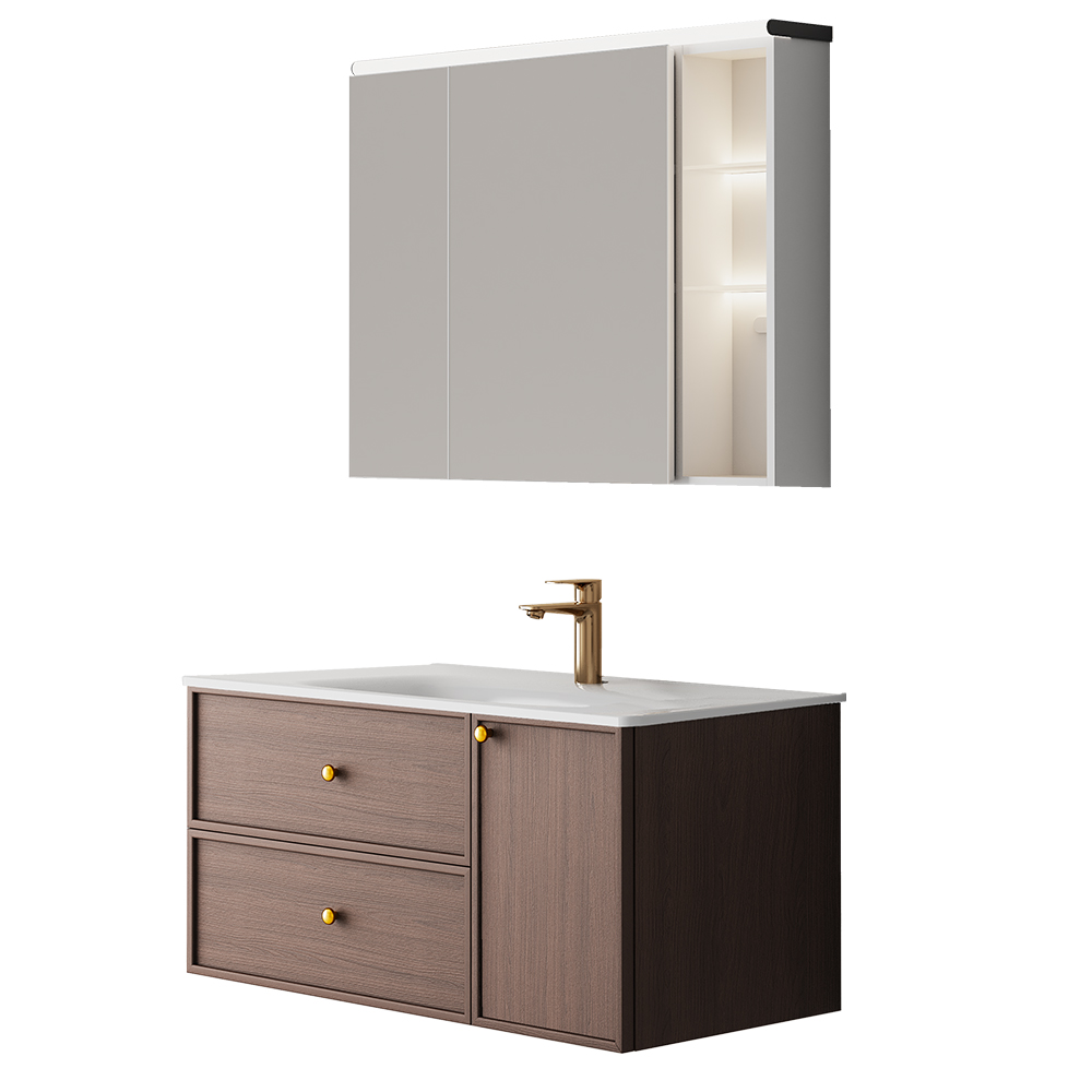 BC6302-100陶瓷盆款 生态实木91视频APP大全柜