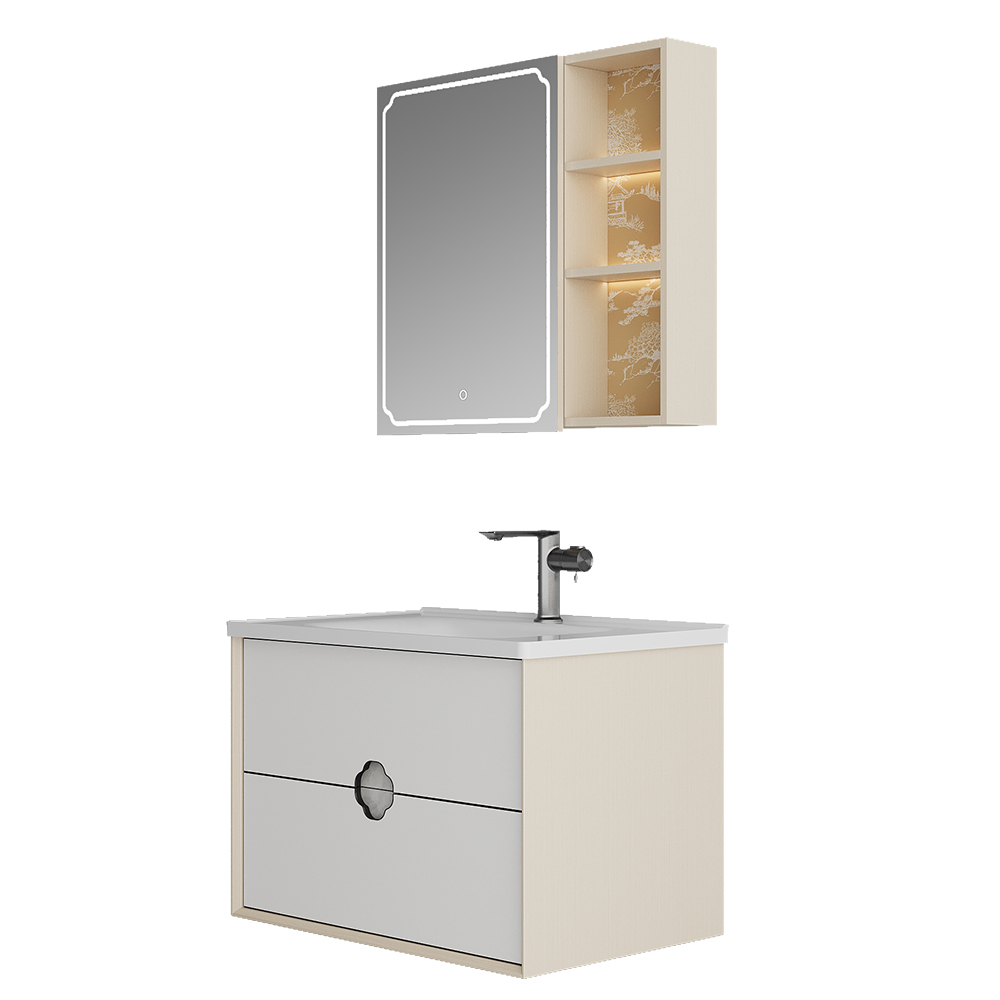 BC6303-080陶瓷盆款 生态实木91视频APP大全柜