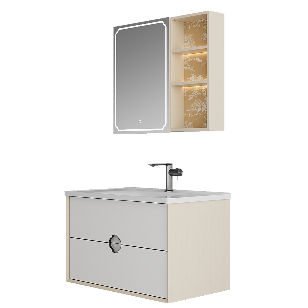 BC6303-090陶瓷盆款 生态实木91视频APP大全柜